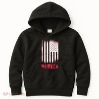 Murica American Flag Patriotic Kids Hoodie thumb 0