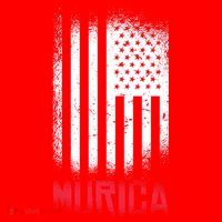 Murica American Flag Patriotic Santa Hat thumb 1