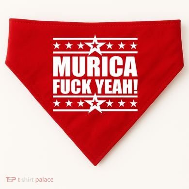 Murica F*ck Yeah! USA-Made Doggie Bandana