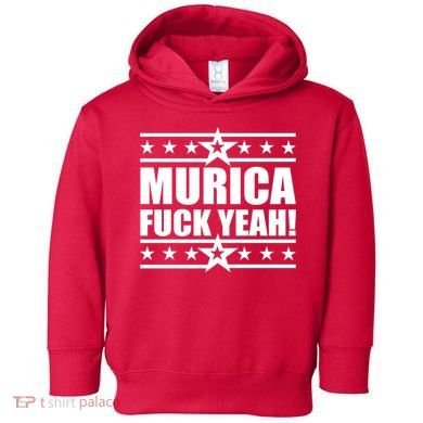 Murica F*ck Yeah! Toddler Hoodie