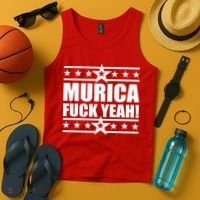 Murica F*ck Yeah! Tank Top thumb 4