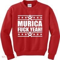 Murica F*ck Yeah! Kids Sweatshirt thumb 0