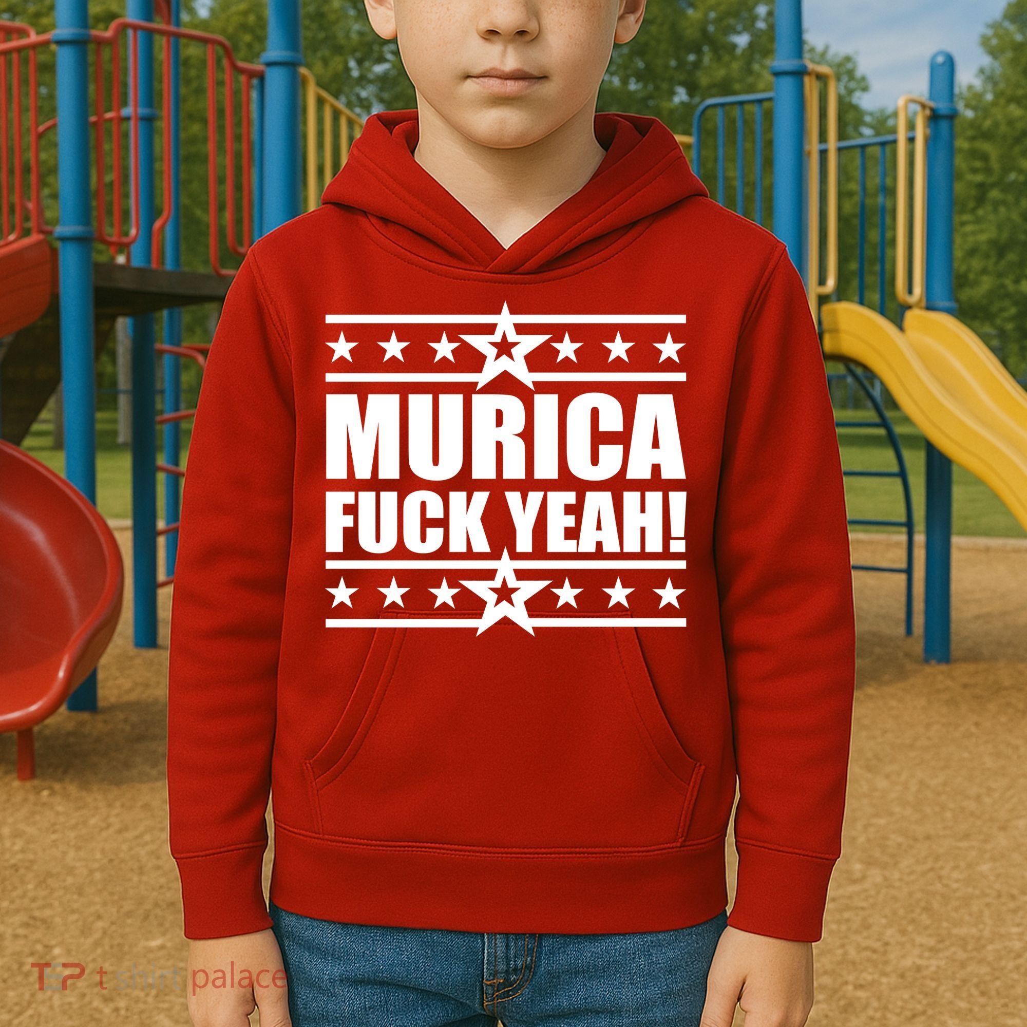 Murica F*ck Yeah! Kids Hoodie