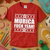 Murica F*ck Yeah! Kids T-Shirt thumb 3