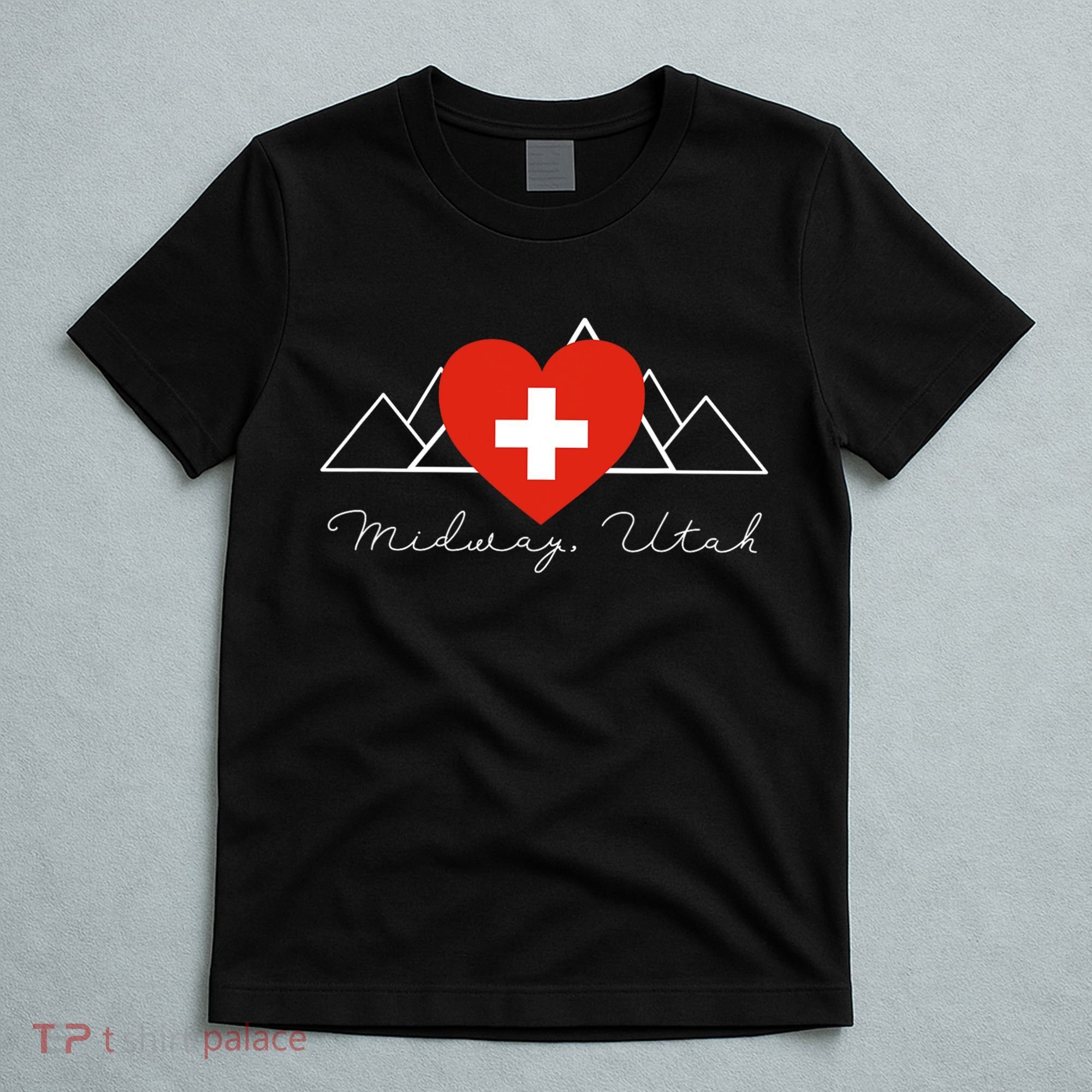 Midway Utah Swiss Days Suisse Flag Switzerland Flag T-Shirt