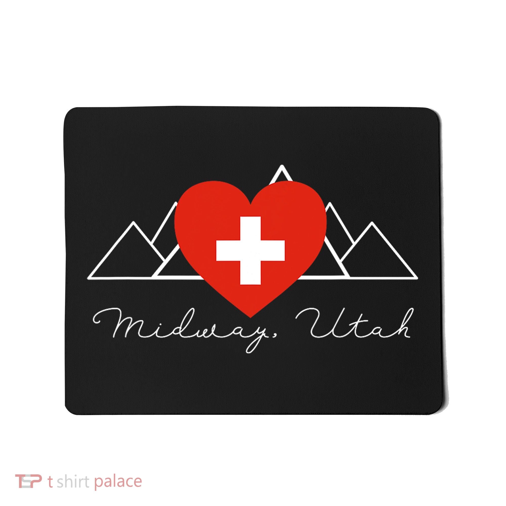 Midway Utah Swiss Days Suisse Flag Switzerland Flag Mousepad
