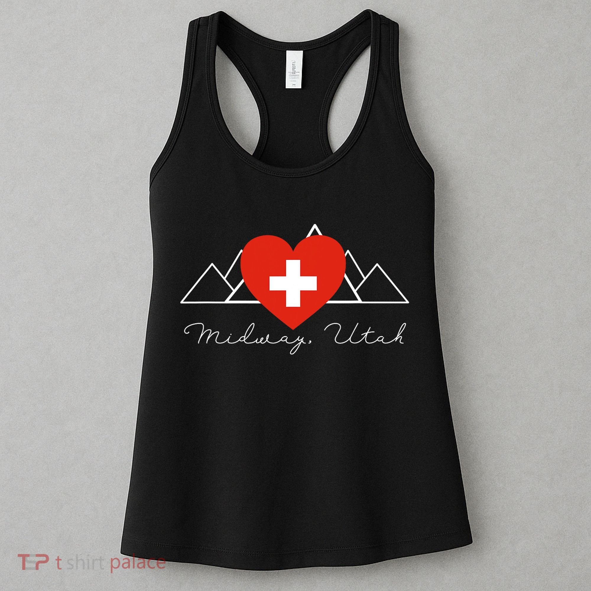 Midway Utah Swiss Days Suisse Flag Switzerland Flag Women's Tank Top