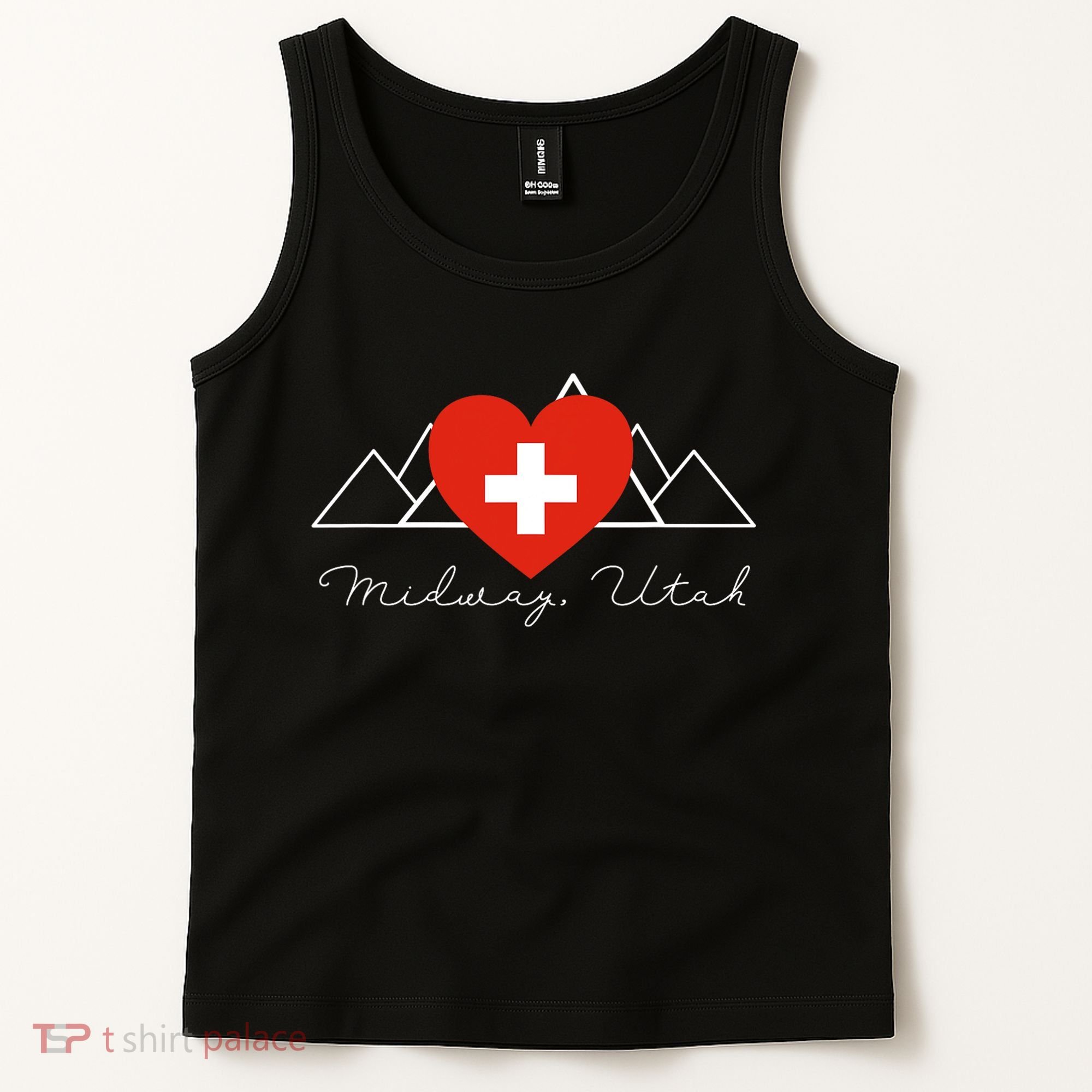Midway Utah Swiss Days Suisse Flag Switzerland Flag Tank Top
