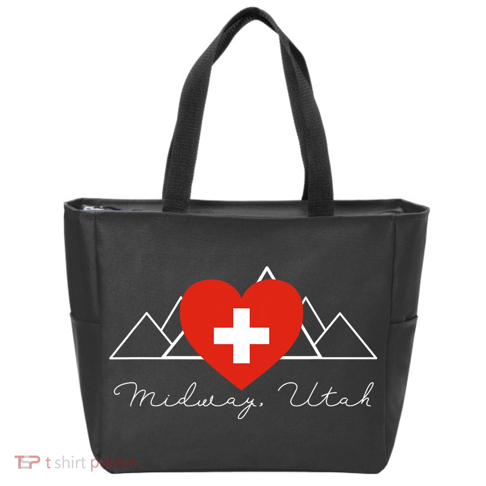 Midway Utah Swiss Days Suisse Flag Switzerland Flag Tote Bag