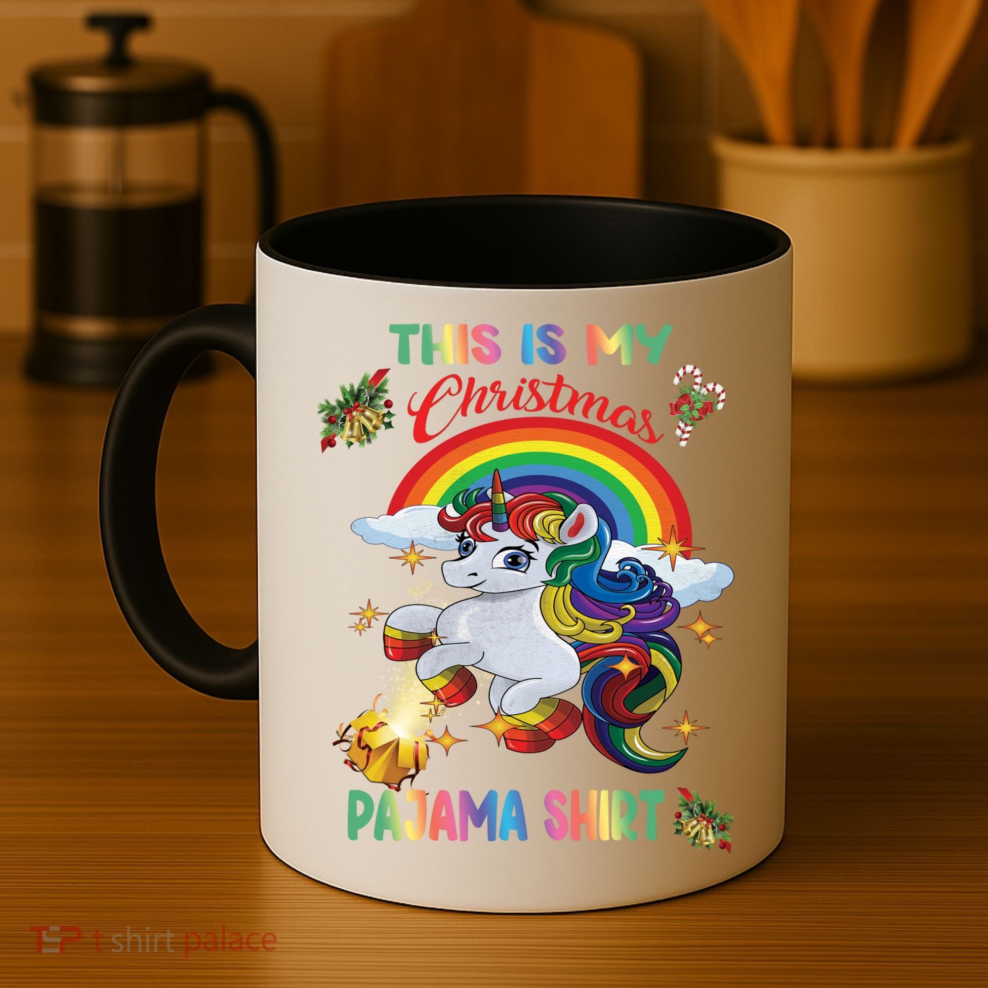 Magical Unicorn Squad This Is My Christmas Pajama Gift Coffee Mug
