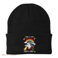 Magical Unicorn Squad This Is My Christmas Pajama Gift Beanie thumb 0