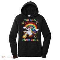 Magical Unicorn Squad This Is My Christmas Pajama Gift Women's Hoodie thumb 0
