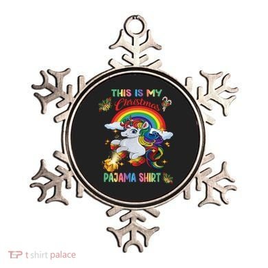Magical Unicorn Squad This Is My Christmas Pajama Gift Ornament