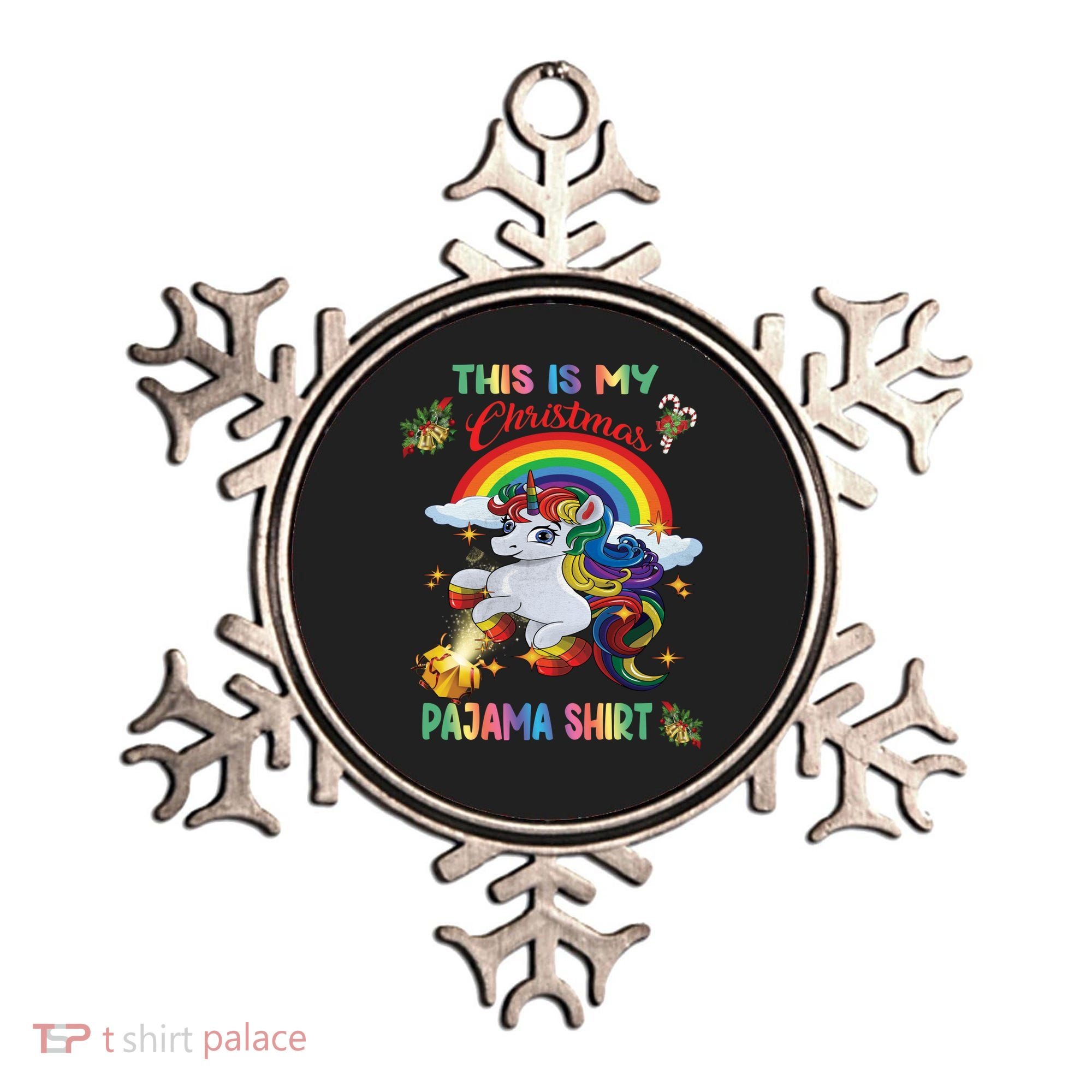 Magical Unicorn Squad This Is My Christmas Pajama Gift Ornament