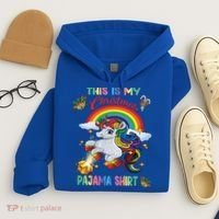 Magical Unicorn Squad This Is My Christmas Pajama Gift Hoodie thumb 4