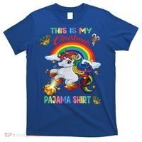 Magical Unicorn Squad This Is My Christmas Pajama Gift T-Shirt thumb 0