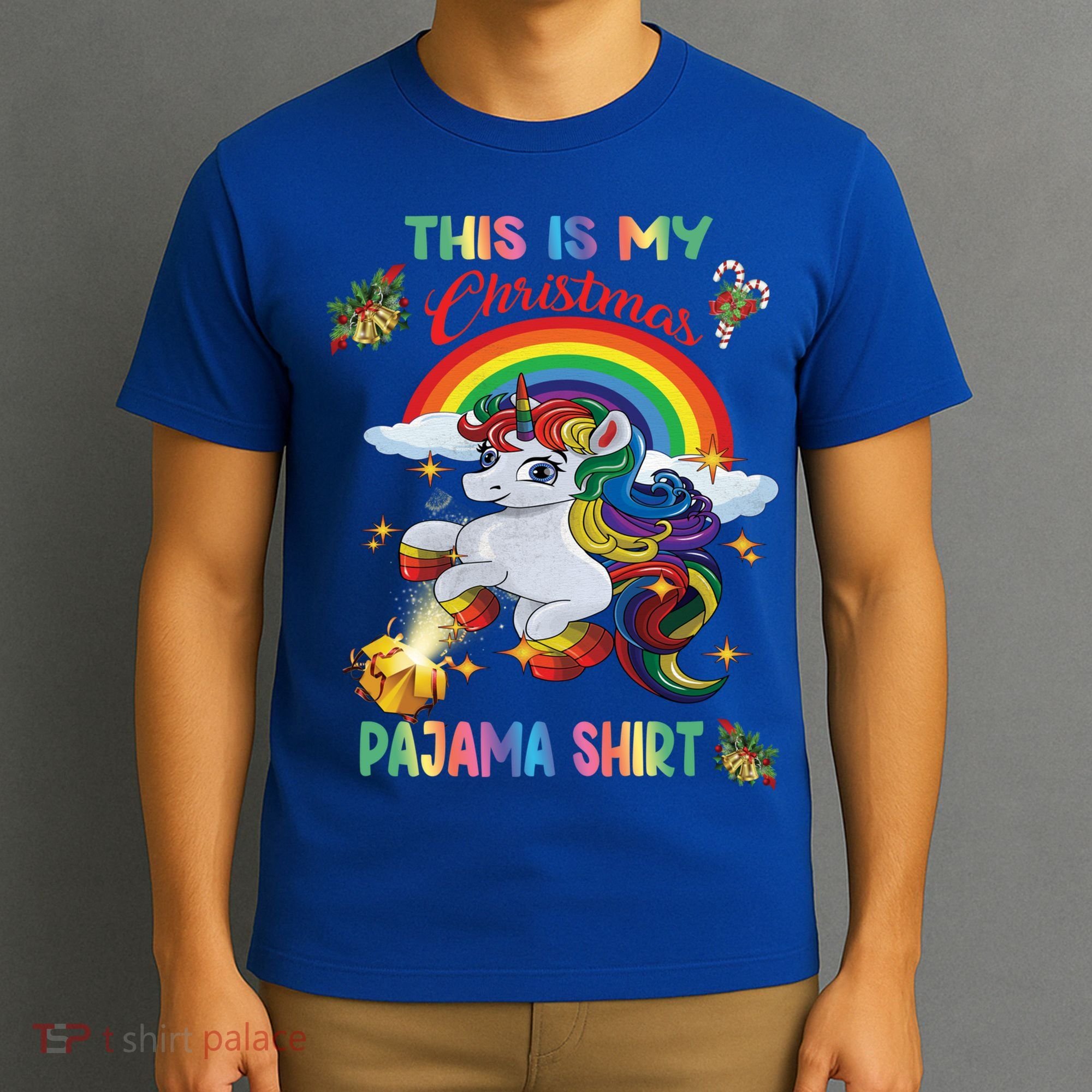 Magical Unicorn Squad This Is My Christmas Pajama Gift T-Shirt
