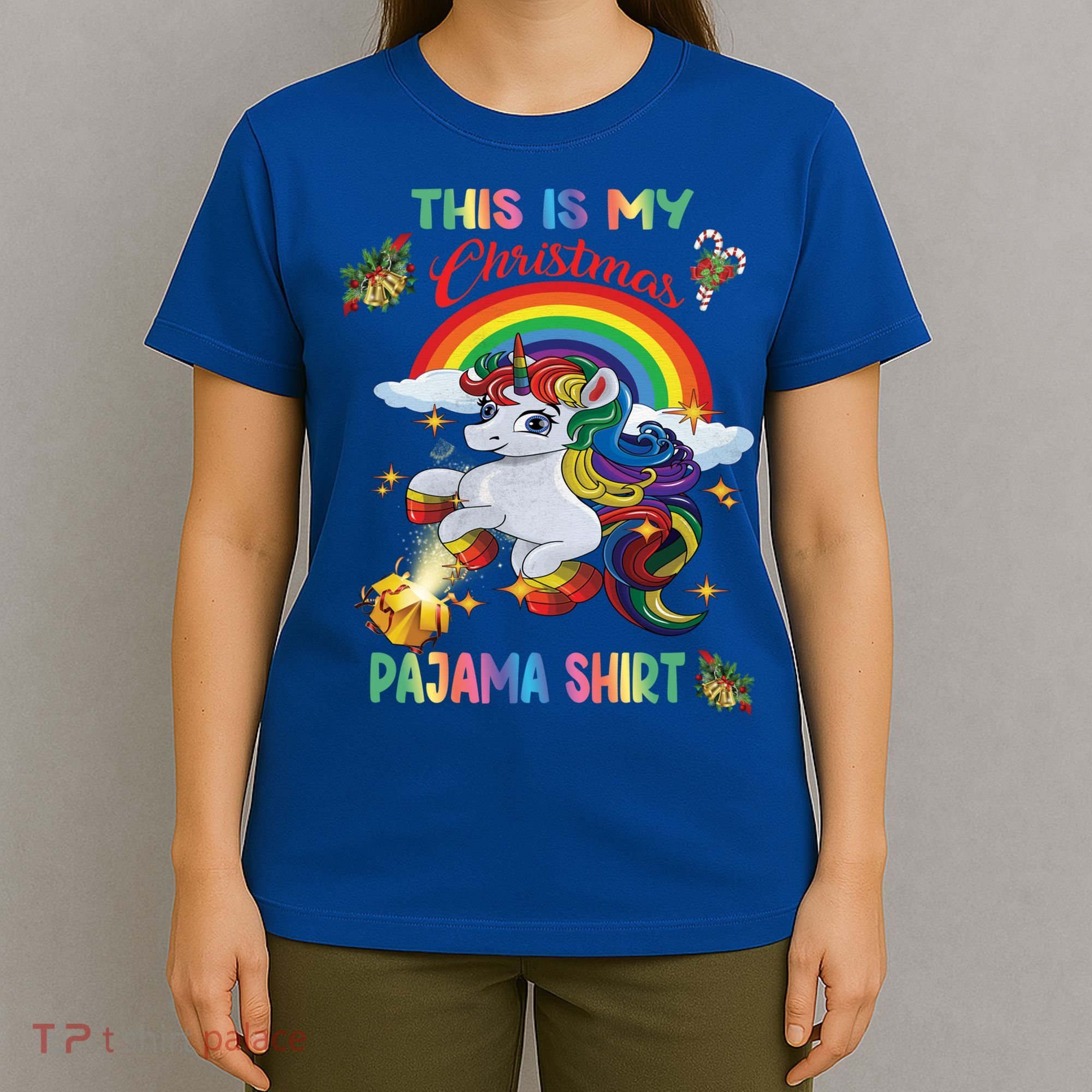 Magical Unicorn Squad This Is My Christmas Pajama Gift T-Shirt