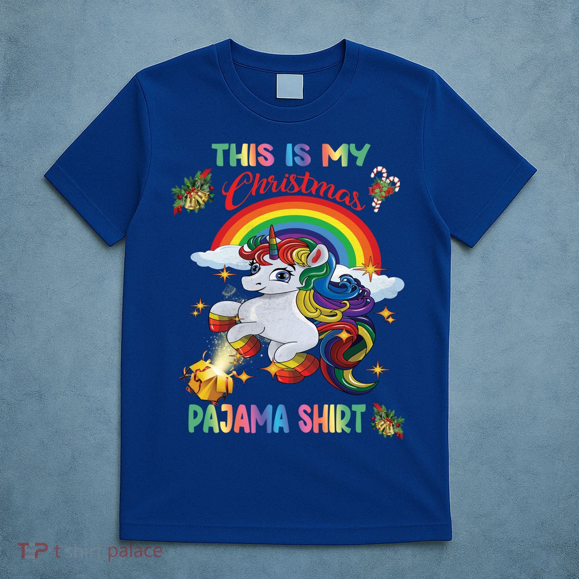 Magical Unicorn Squad This Is My Christmas Pajama Gift T-Shirt