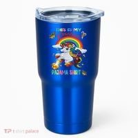 Magical Unicorn Squad This Is My Christmas Pajama Gift Tumbler thumb 0