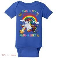 Magical Unicorn Squad This Is My Christmas Pajama Gift Baby Bodysuit thumb 0