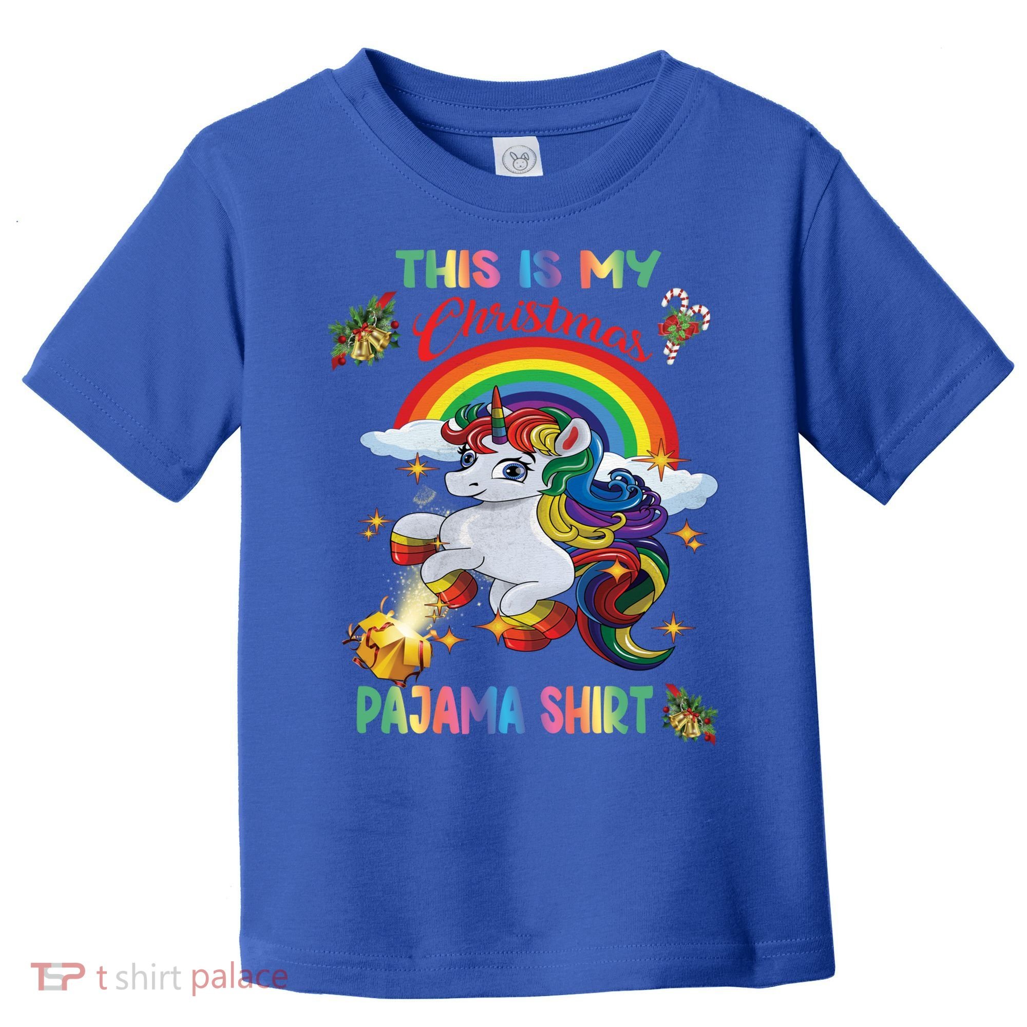 Magical Unicorn Squad This Is My Christmas Pajama Gift Toddler T-Shirt