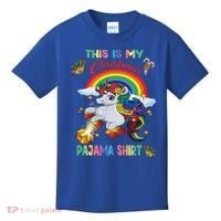 Magical Unicorn Squad This Is My Christmas Pajama Gift Kids T-Shirt thumb 0