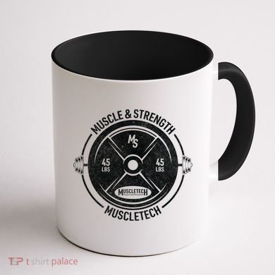 Muscle and Strength Muscletech Coffee Mug back