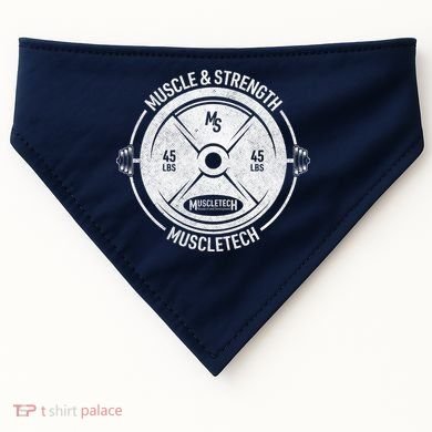Muscle and Strength Muscletech USA-Made Doggie Bandana