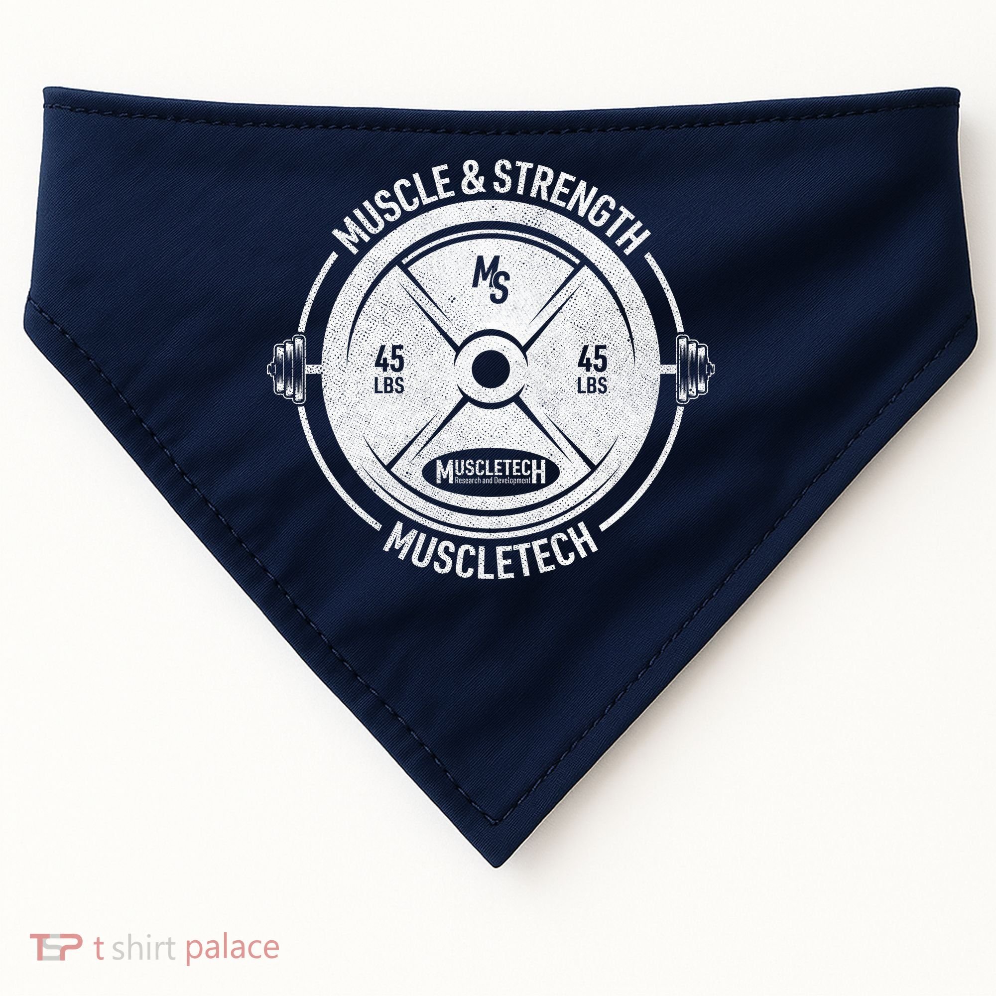 Muscle and Strength Muscletech USA-Made Doggie Bandana