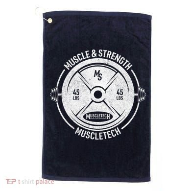Muscle and Strength Muscletech Golf Towel