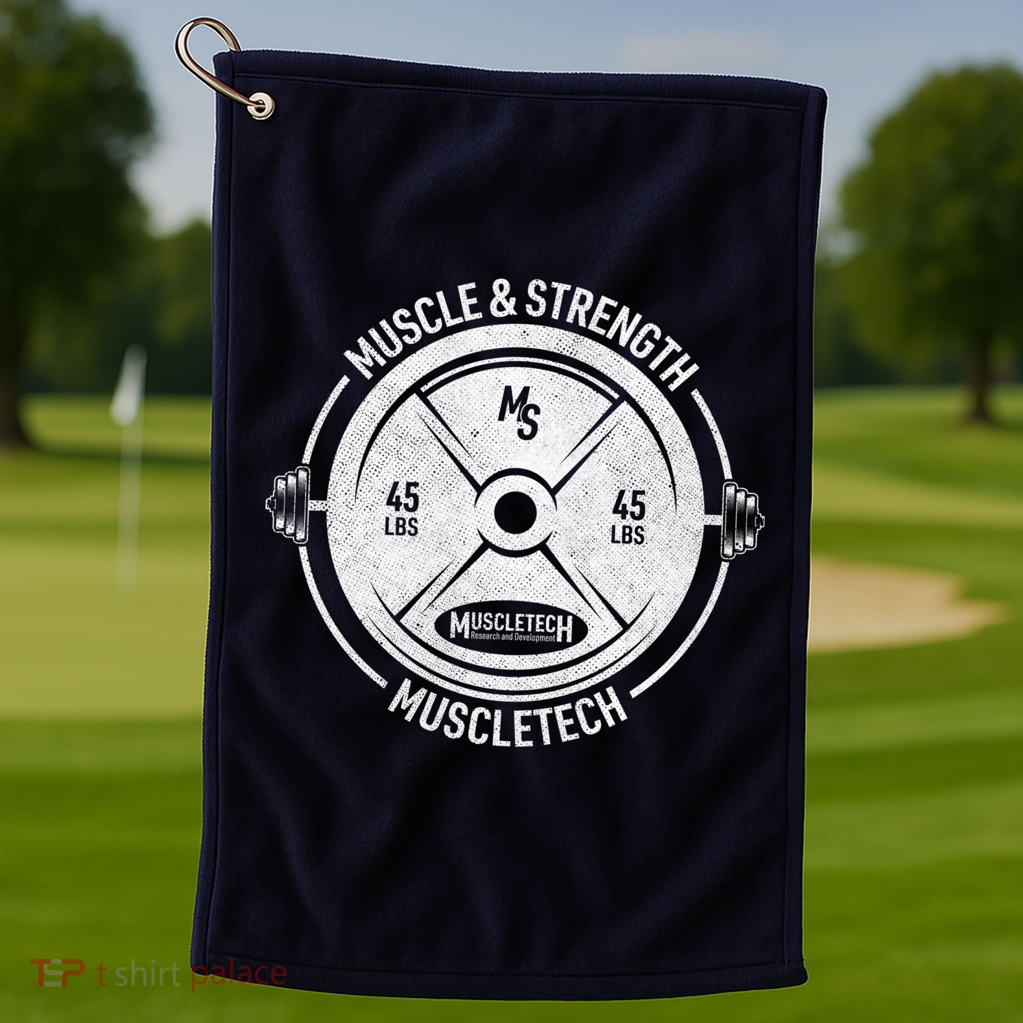 Muscle and Strength Muscletech Golf Towel