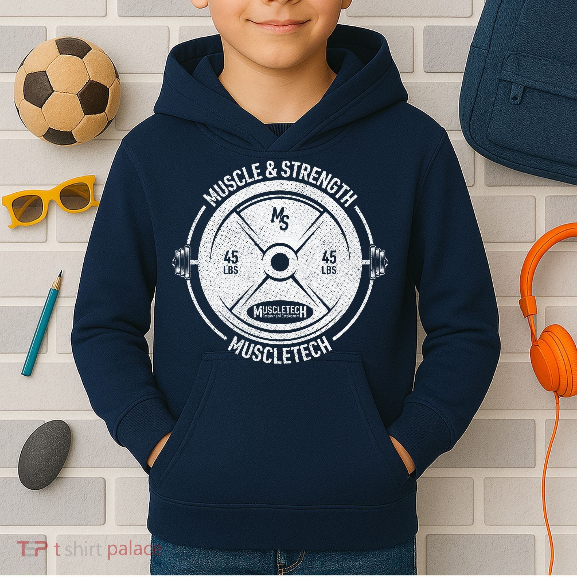 Muscle and Strength Muscletech Kids Hoodie