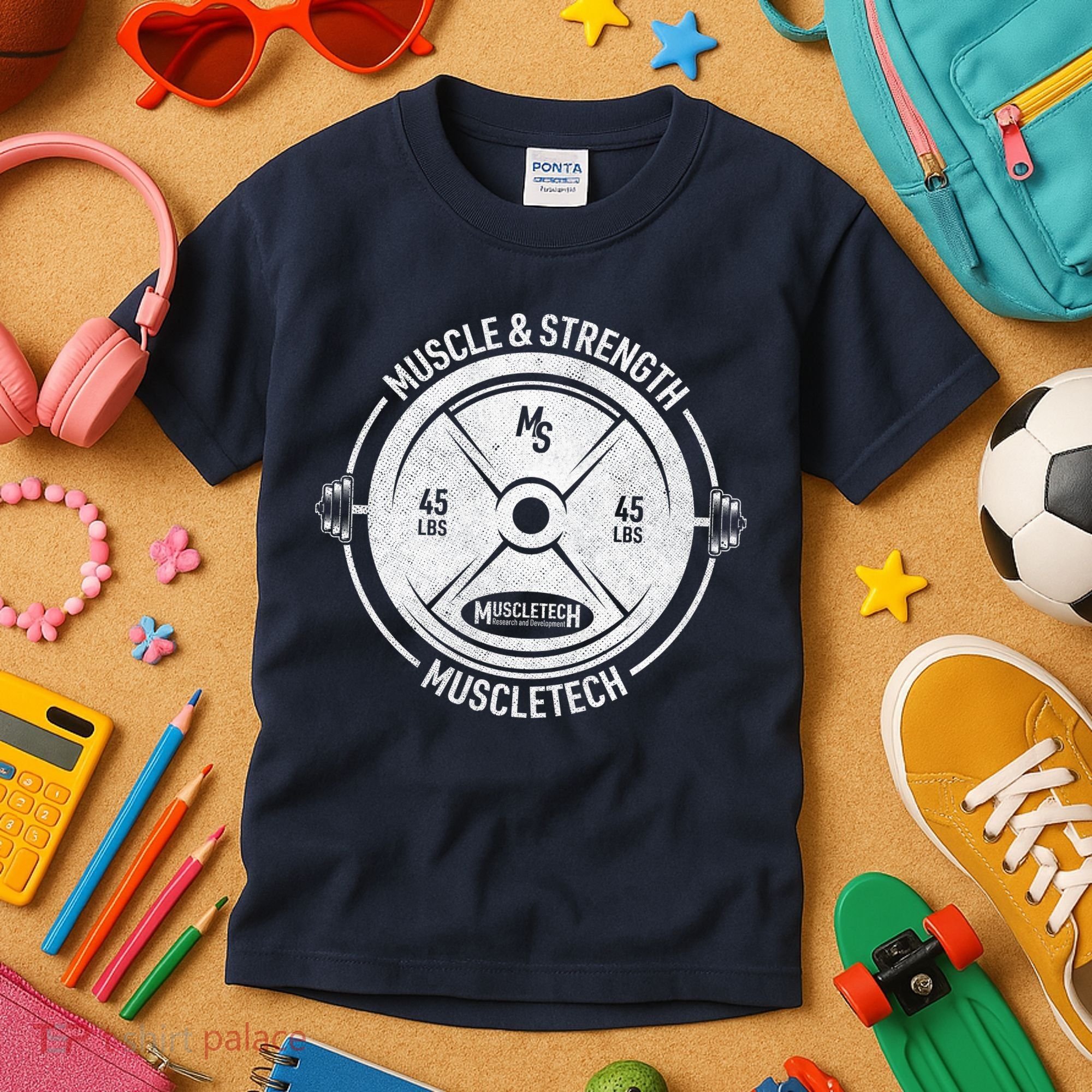Muscle and Strength Muscletech Kids T-Shirt