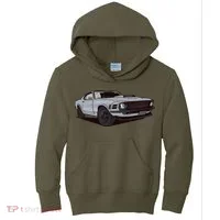 Muscle Race Car Kids Hoodie thumb 0
