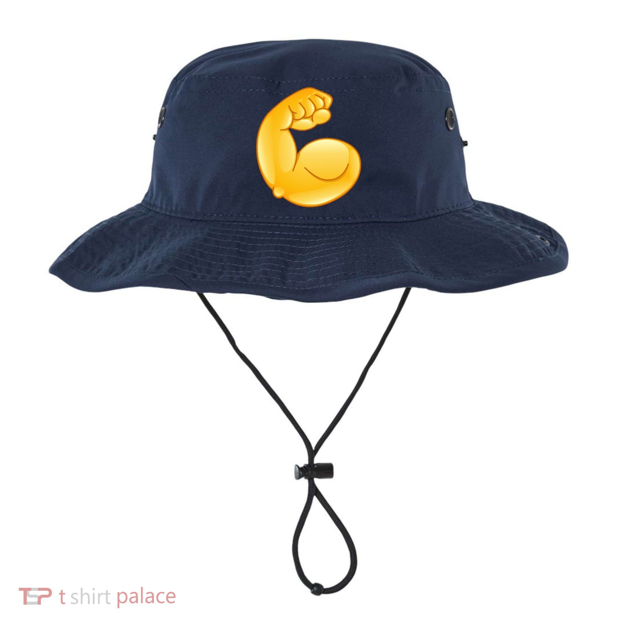 Muscle Strong Arm Flex Emoji Bucket Hat