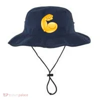 Muscle Strong Arm Flex Emoji Bucket Hat thumb 0