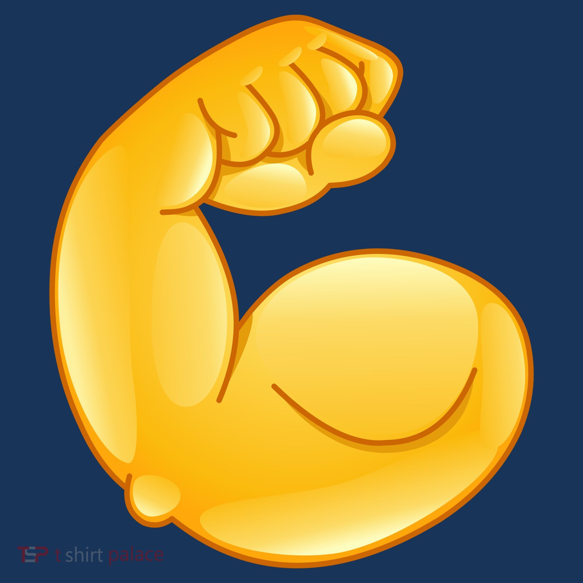 Muscle Strong Arm Flex Emoji Mousepad