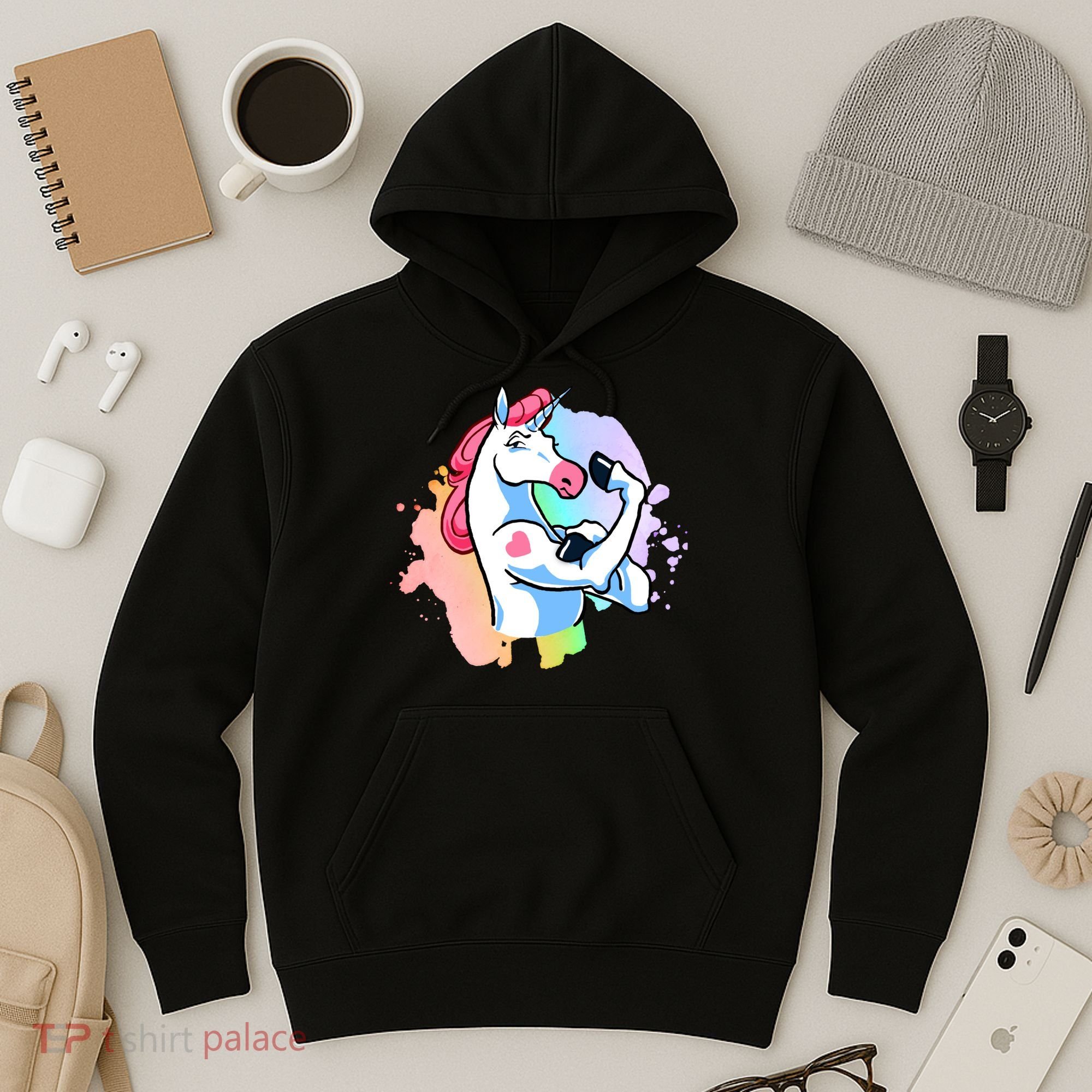 Muscle Unicorn Hoodie