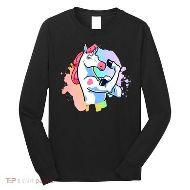 Muscle Unicorn Long Sleeve Shirt