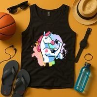 Muscle Unicorn Tank Top thumb 4