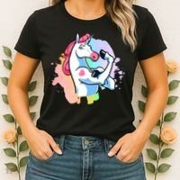 Muscle Unicorn Women's T-Shirt thumb 2