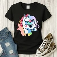 Muscle Unicorn Women's T-Shirt thumb 3
