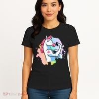 Muscle Unicorn Women's T-Shirt thumb 4