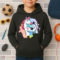 Muscle Unicorn Kids Hoodie thumb 2