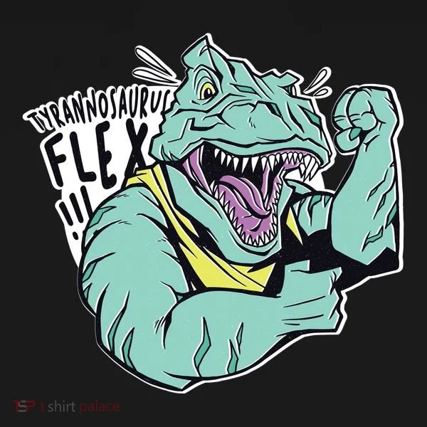 Muscular Trex Flex Doggie Tank