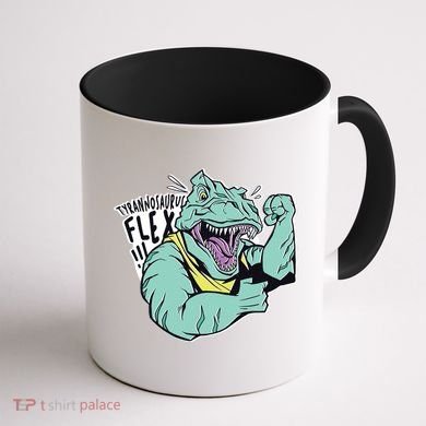 Muscular Trex Flex Coffee Mug back