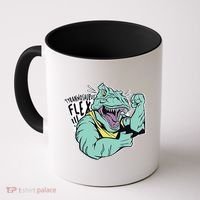 Muscular Trex Flex Coffee Mug thumb 0