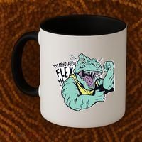 Muscular Trex Flex Coffee Mug thumb 2