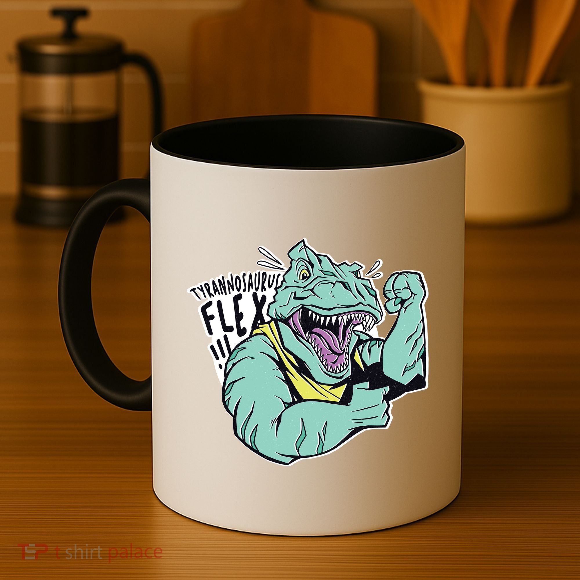 Muscular Trex Flex Coffee Mug